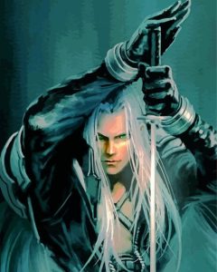 Aesthetic Sephiroth Diamond Painting