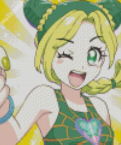 Aesthetic Pretty Cure Character Diamond Painting