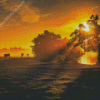 Amazing Misty Sunrise Diamond Painting