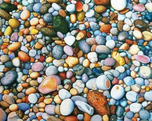 Beach Stone Art Diamond Painting