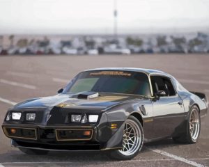 Black Pontiac Firebird Diamond Painting