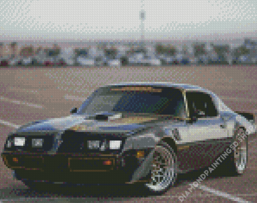 Black Pontiac Firebird Diamond Paintings