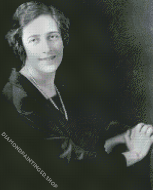 Black And White Agatha Christie Diamond Paintings