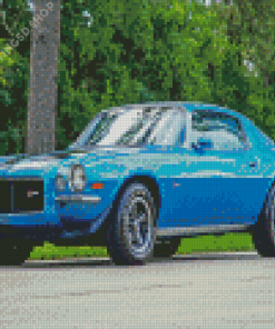 Blue 1970 Camaro Diamond Painting