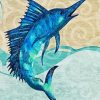 Blue Marlin Swordfish Diamond Painting