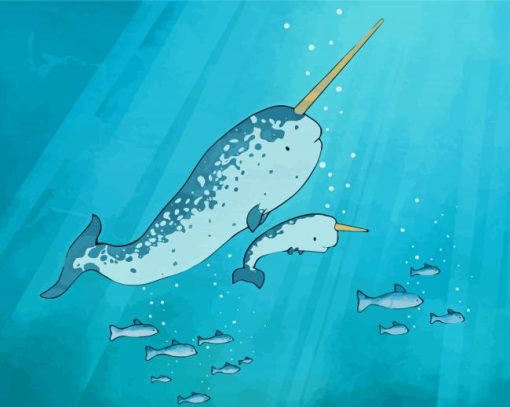 Narwhal Diamond Painting