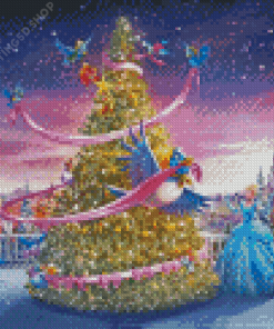 Cinderella Disney Christmas Diamond Painting