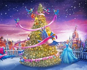 Cinderella Disney Christmas Diamond Painting