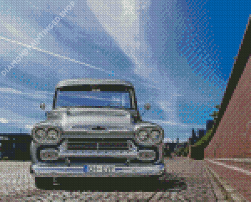 Classic Chevy Truck Car Diamond Painting