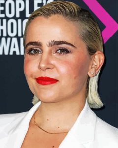 Close Up Mae Whitman Diamond Painting