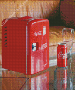 Coke Refrigerator Diamond Paintings