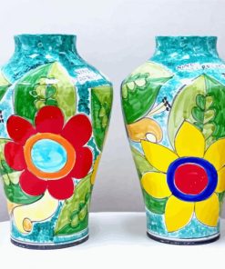 Colorful Pottery Vases Diamond Painting