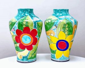 Colorful Pottery Vases Diamond Painting