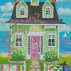 Cozy Cottage Quilt Shop Diamond Painting