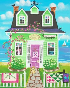 Cozy Cottage Quilt Shop Diamond Painting