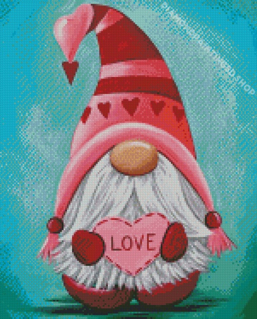 Valentine Gnomes Diamond Painting