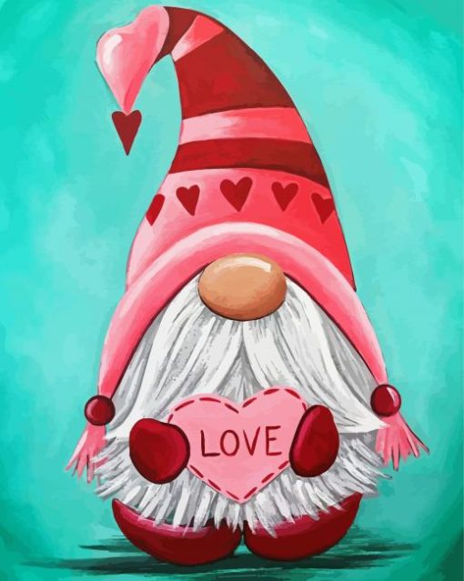 Valentine Gnomes Diamond Painting