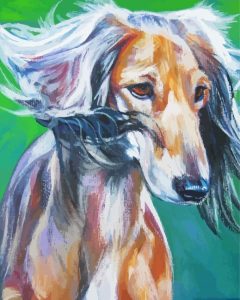 Adorable Saluki Art Diamond Painting