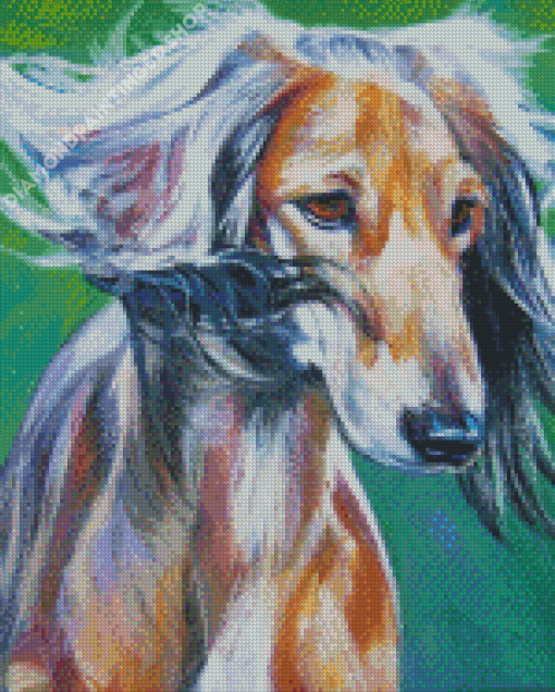 Adorable Saluki Art Diamond Painting