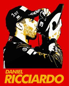 Daniel Ricciardo Diamond Painting