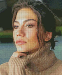 Demet Özdemir Actress Diamond Painting