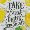 Drink Lemonade Quote Diamond Painting