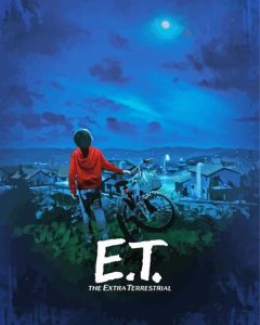 E.T The Extra Terrestrial Poster Diamond Painting