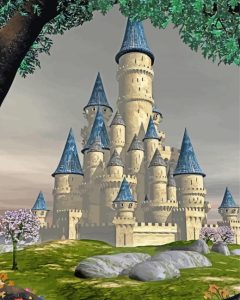 Fantasy Mythical Castle Diamond Painting