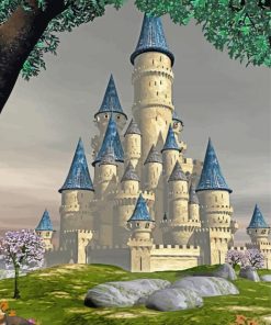 Fantasy Mythical Castle Diamond Painting
