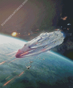 Fantasy Star Cruiser Diamond Painting