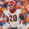 Georgia Bulldogs Player Diamond Painting