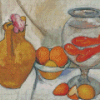 Goldfish Bowl And Fruits Diamond Painting