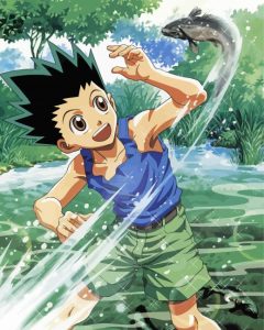 Gon Freecss Anime Boy Diamond Painting