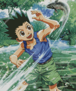 Gon Freecss Anime Boy Diamond Paintings