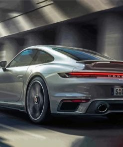 Grey 911 Turbo Diamond Painting