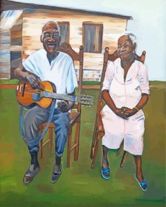 Happy Old African Couple Diamond Painting