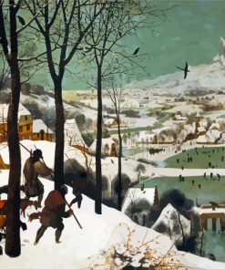 Hunters In The Snow By Pieter Bruegel Diamond Painting