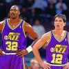 Karl Malone And John Stockton Diamond Painting