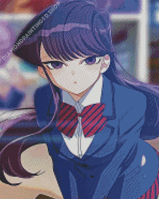 Komi Can't Communicate Anime Girl Diamond Painting