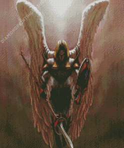 Male Angel With Sword Art Diamond Painting