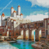 Medieval Fantasy Castle Diamond Painting