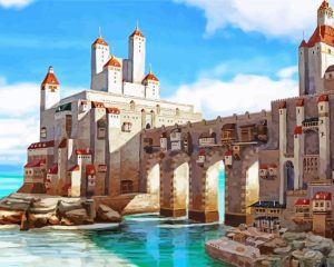 Medieval Fantasy Castle Diamond Painting