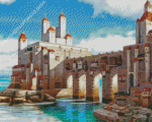 Medieval Fantasy Castle Diamond Painting