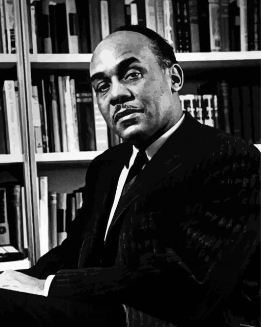 Monochrome Ralph Ellison Diamond Painting