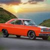 Orange 69 Road Runner Diamond Painting