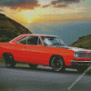 Orange 69 Road Runner Diamond Paintings