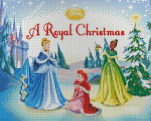 Royal Disney Christmas Diamond Painting