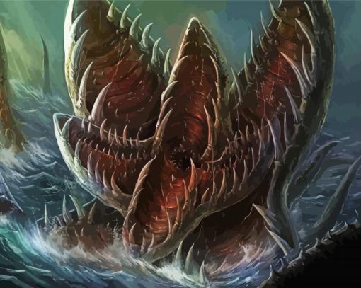 Scary Sea Monsters Diamond Painting