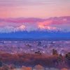 Snowy Mountain Christchurch Sunset Diamond Painting