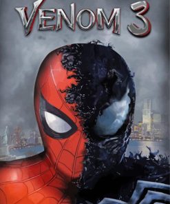 Spiderman With Venom Poster Diamond Painting